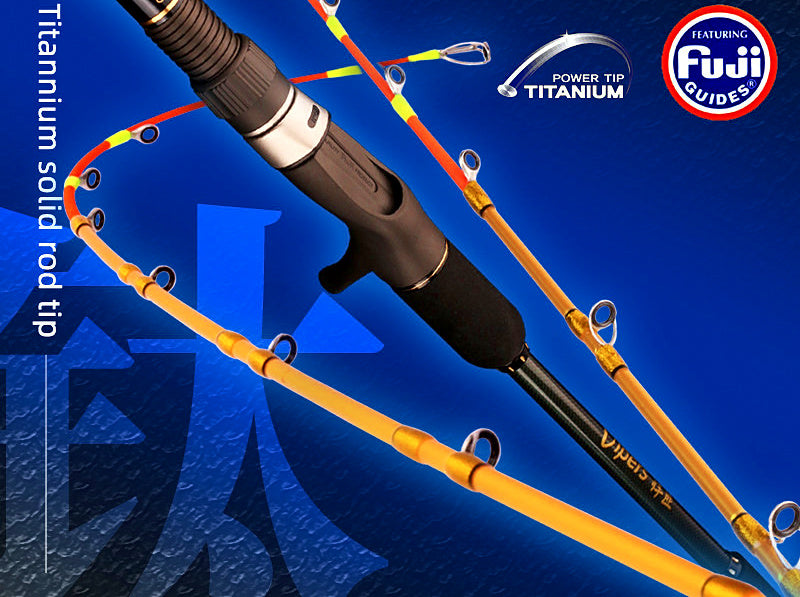 Carbon Saltwater Boat Rod, Titanium Tip, 2-Pc, 1.7–2.3 m – product photo
