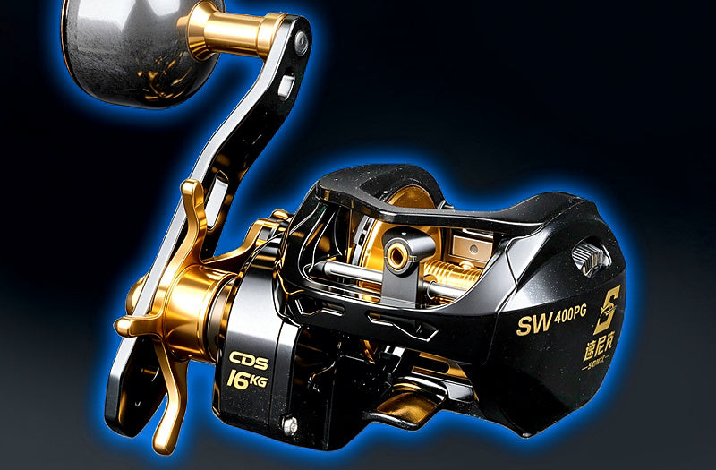 Slow Pitch Jigging Baitcasting Reel, 6.3:1 Gear Ratio – product photo