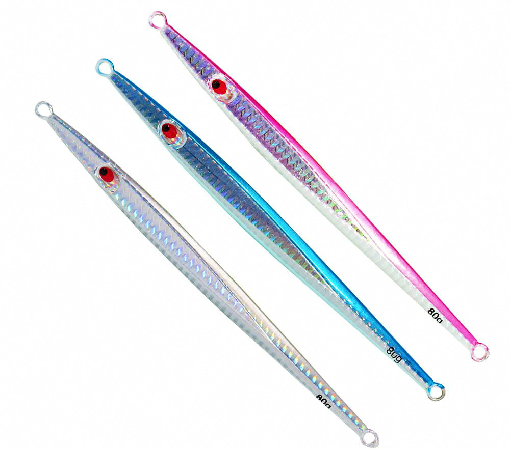Slim Metal Jig, 80–250 g (2.8–8.8 oz), Glow & Laser – product photo