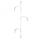 3-Hook Rig with Steel Wire Leader, Anti-Tangle Hook Rig – product photo