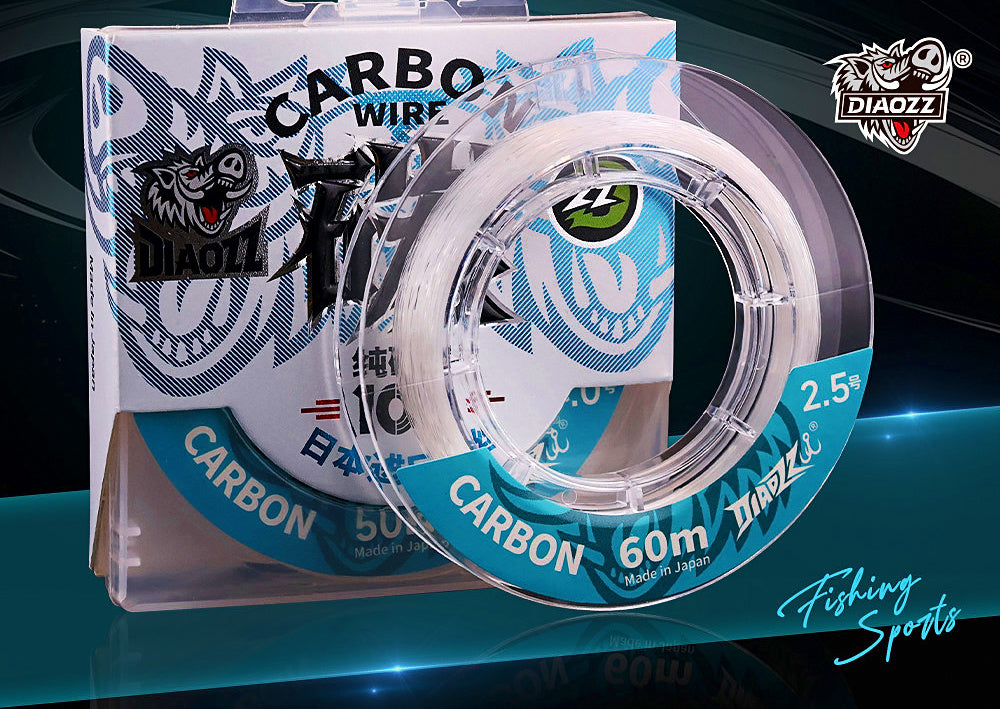 Fluorocarbon Leader Line, 50–60 m (55–66 yd), No. 1.2–5 – product photo