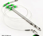 Stainless Steel Boom Rig, 2–3 Hooks, 70–120 cm (28–47 in) – product photo