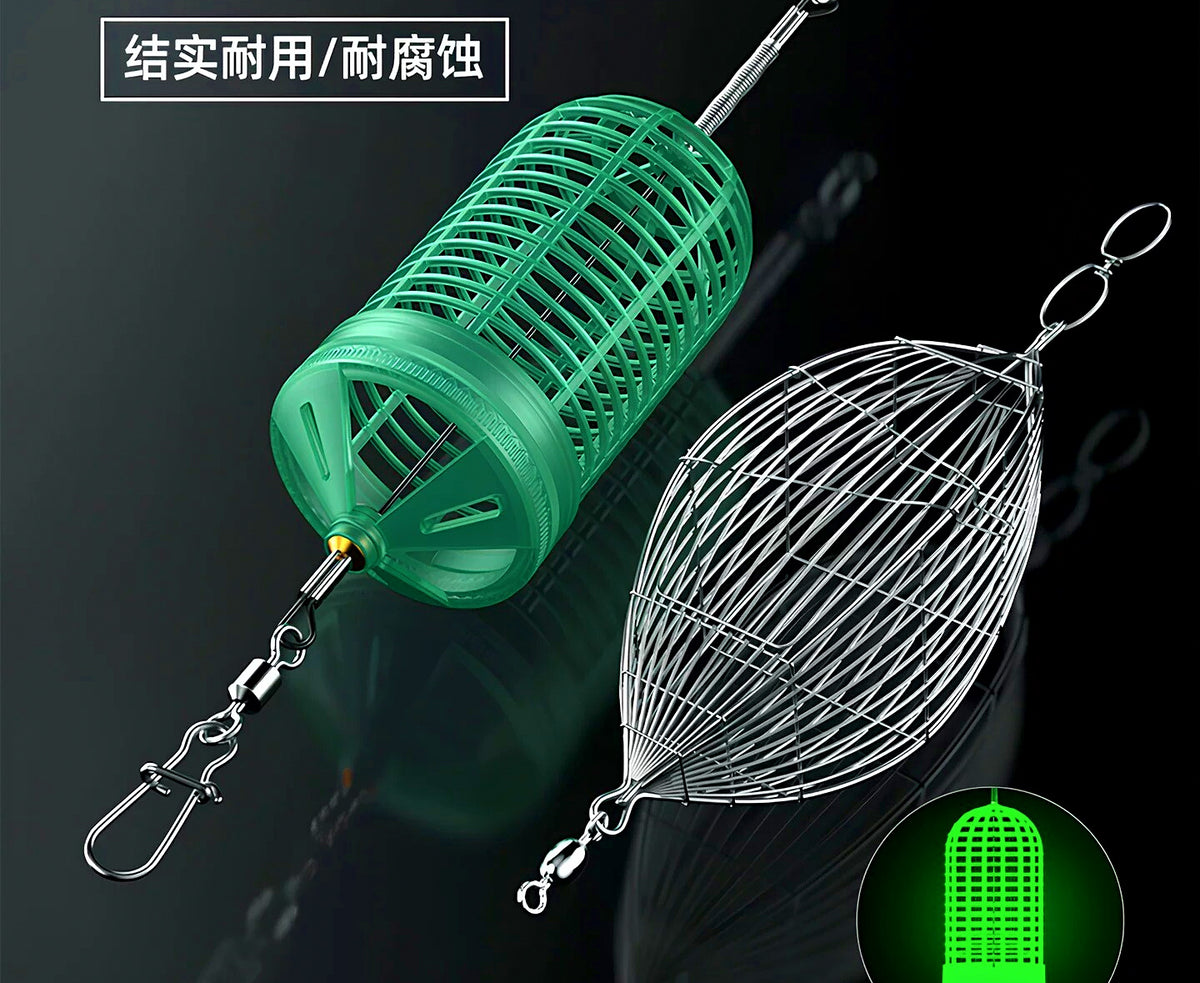 Chum Bait Cage for Boat Fishing, Stainless Steel or Glow – product photo