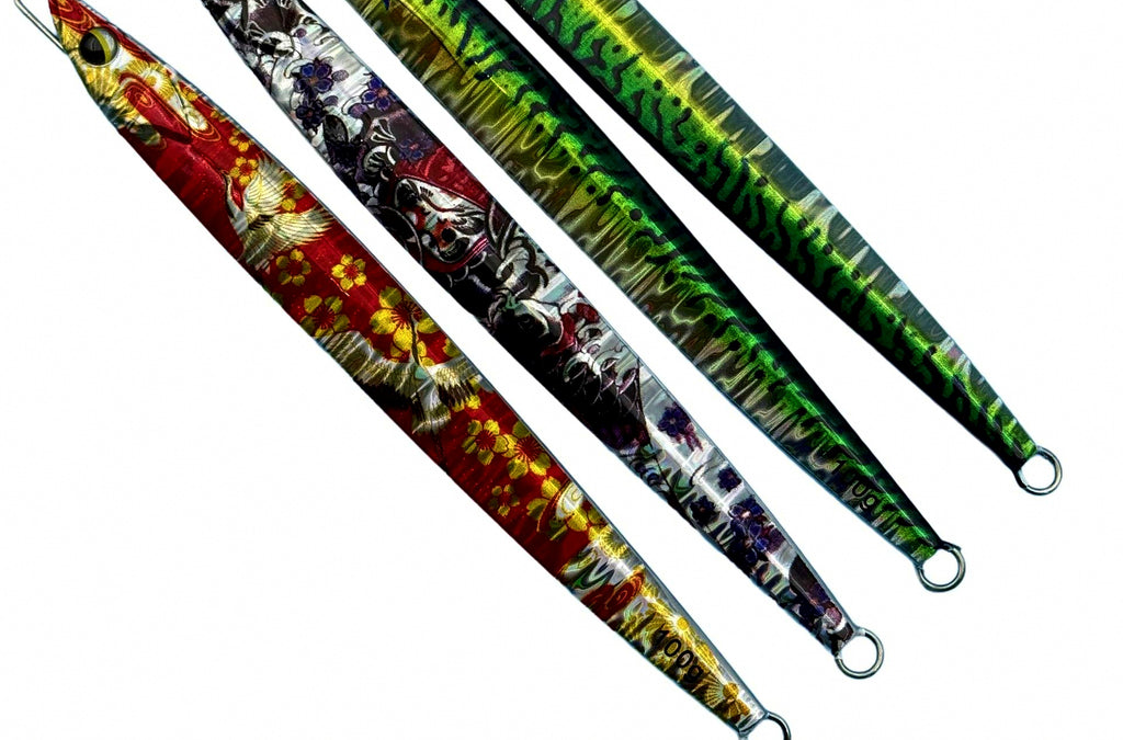 Fast Sinking Metal Jig, 100–120 g (3.5–4.2 oz), UV Glow – product photo