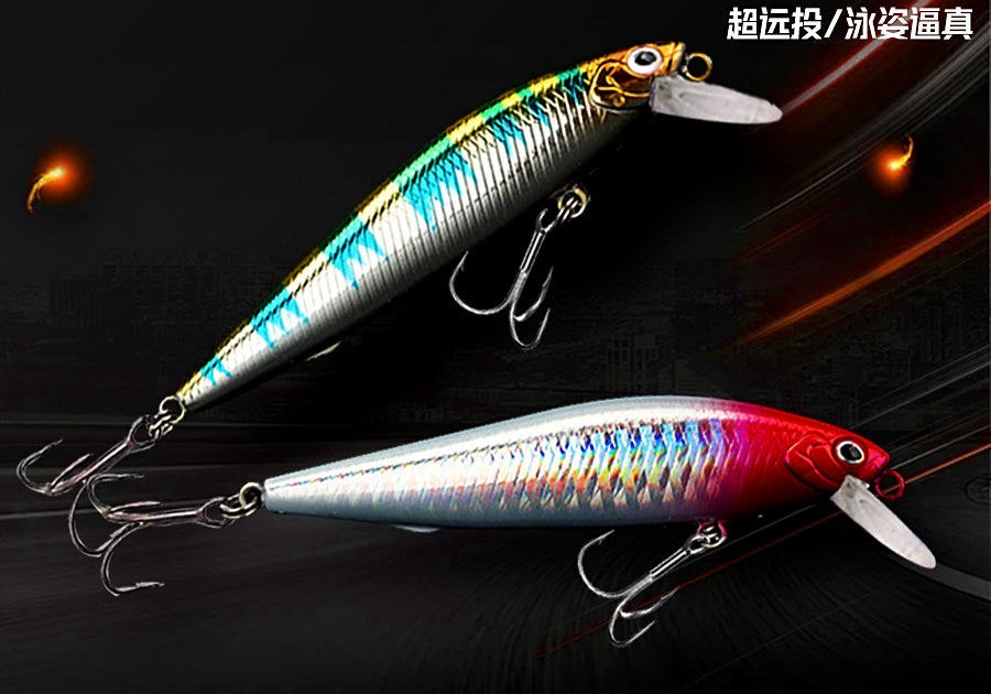 Sinking Minnow Lure, 5–14 g (0.18–0.49 oz), Treble Hooks – product photo