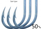 4X Strong Wide-Gap Saltwater Hooks, Bulk Pack of 50 – product photo