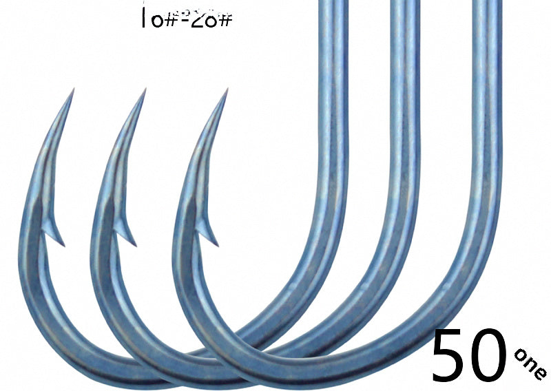 4X Strong Wide-Gap Saltwater Hooks, Bulk Pack of 50 – product photo