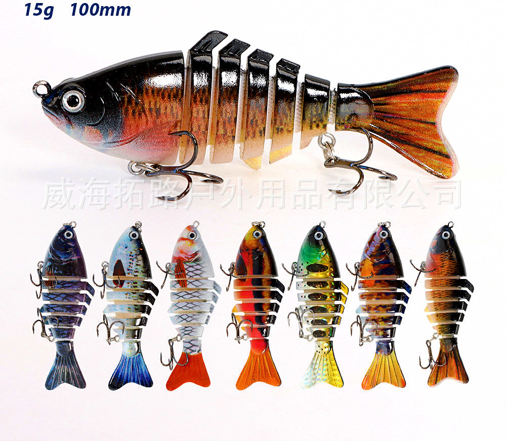 Multi-Jointed Swimbait Hard Lure, 10 cm / 15 g (3.9 in / 0.5 oz) – product photo