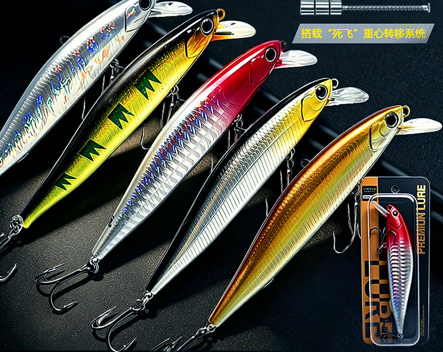 Sinking Minnow Hard Bait, 5–14 g (0.18–0.49 oz) – product photo