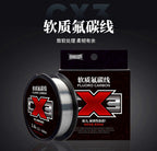 Soft Fluorocarbon Fishing Line, Clear, Main & Leader – product photo