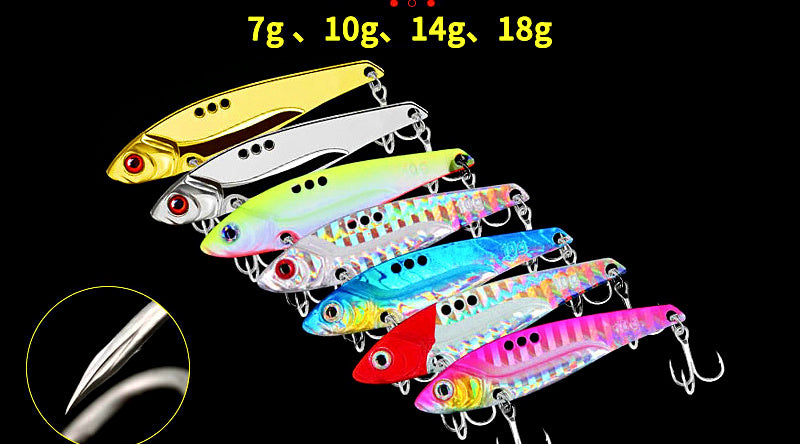 VIB Blade Bait Metal Lure, 7–18 g (0.25–0.63 oz) – product photo