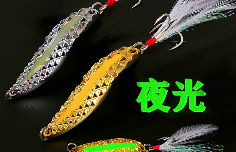 Glow Metal Jig Spoon, 5–20 g (0.18–0.71 oz) – product photo