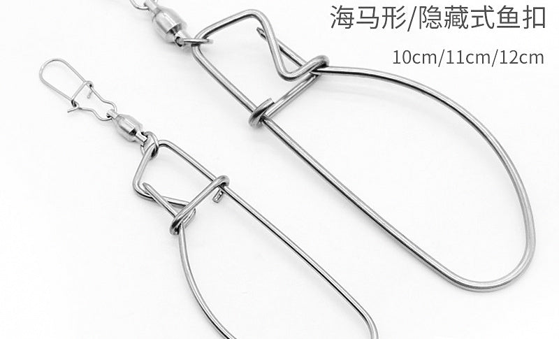 Stainless Steel Fish Stringer Clips, 5-Pack, 8–12 cm (3.1–4.7 in) – product photo