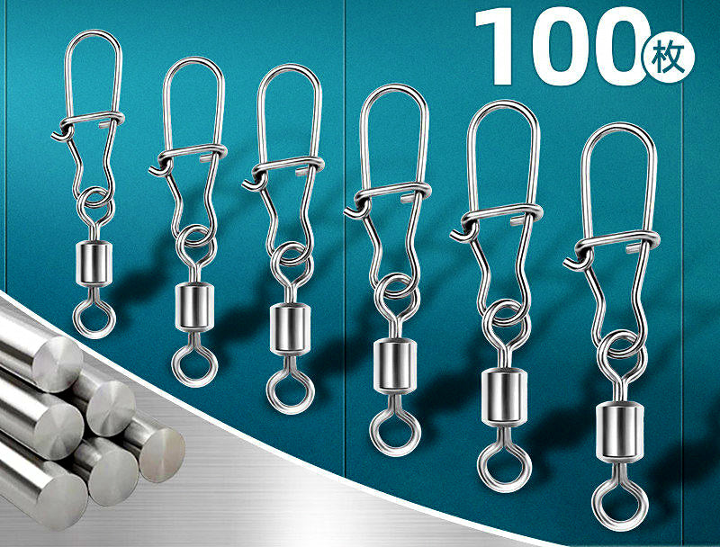 Reinforced Safety Pin Snap Swivel, Sizes 14–2 – product photo