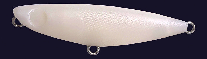 Unpainted Pencil Lure Blank, 4.8 cm (1.9 in), Clear Plastic – product photo