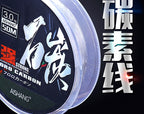 White Fluorocarbon-Style Leader Line, 50 m (55 yd), Sizes 0.4–20 – product photo