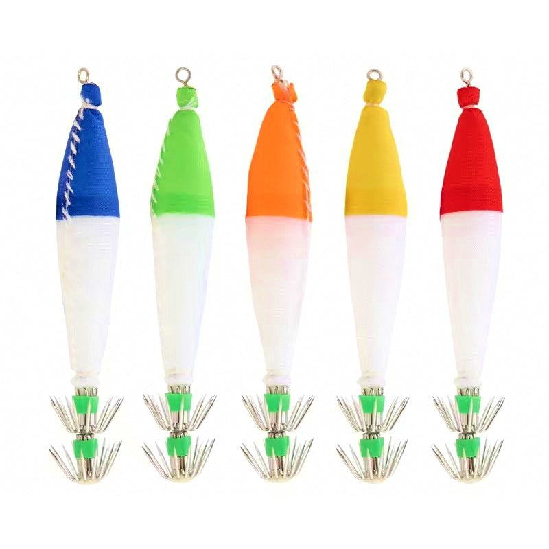 Glow Shrimp Squid Jig (Egi), Sizes 1.5–5.0