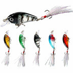 Mini Fat Crankbait Lure, 3.5 g (0.12 oz)