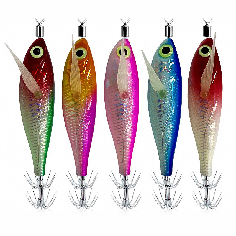 Laser Glow Shrimp Squid Jig, 5.6 g (0.20 oz)