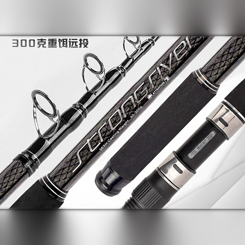Carbon Long-Cast Rod & Reel Combo, 2.1–5.4 m (6.9–17.7 ft)