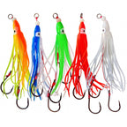 Glow Squid Jig Lure, Double Hook, 16 cm / 6.8 g (0.24 oz)