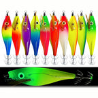 Glow Balanced Shrimp Squid Jig, 8.5–9.5 cm (3.3–3.7 in)