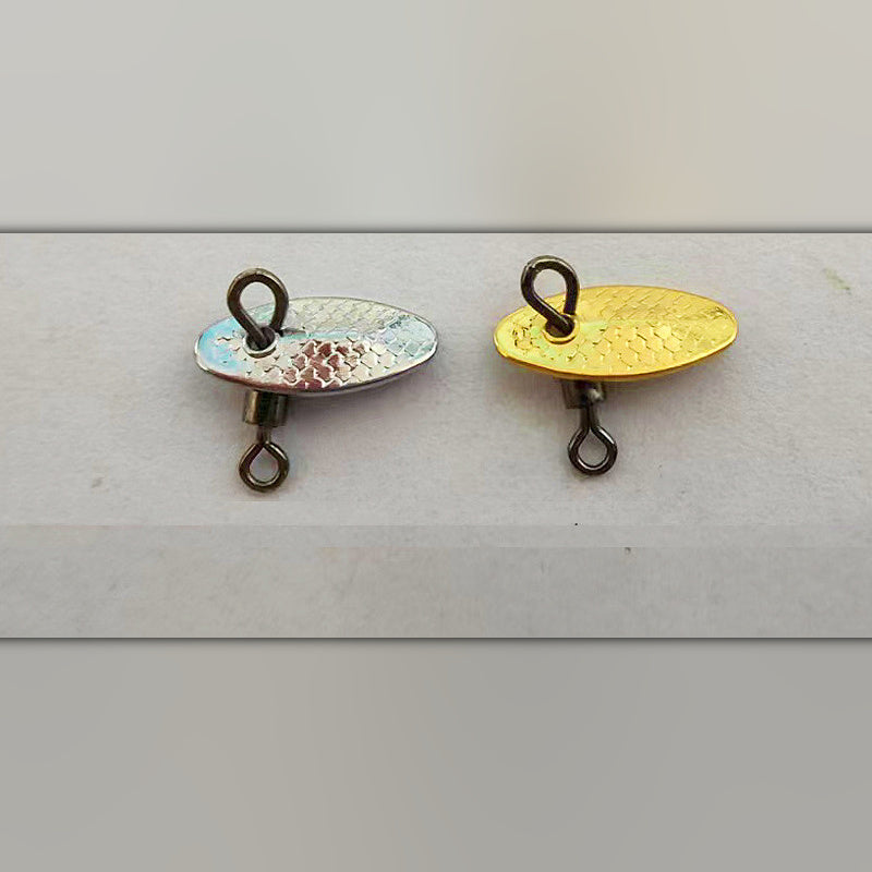 Brass Split Rings, Flat Double Loop, Gold or Silver