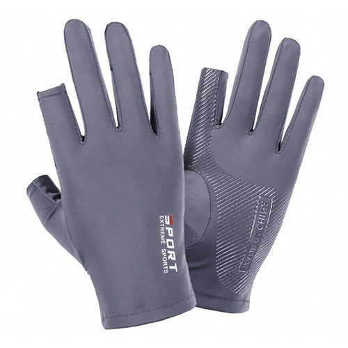 Sun Protection Fishing Gloves, Half, Full & 2-Finger Cut
