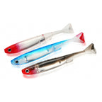 Curl T-Tail Soft Swimbait Lures, 5-Pack