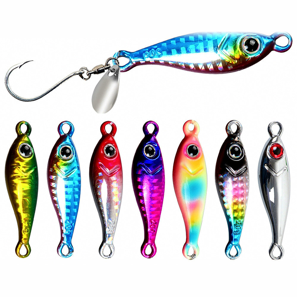 Spinner Blade Metal Jig, Single Hook, 5–40 g (0.2–1.4 oz)
