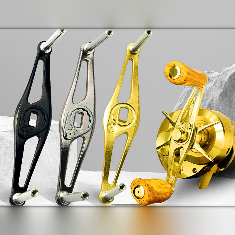 Aluminum Reel Handle Arm & Nut for Baitcasting Reels