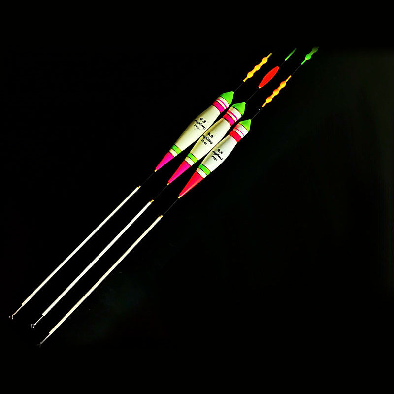 Balsa Wood Upright Sea Fishing Float, Glow Stick Compatible