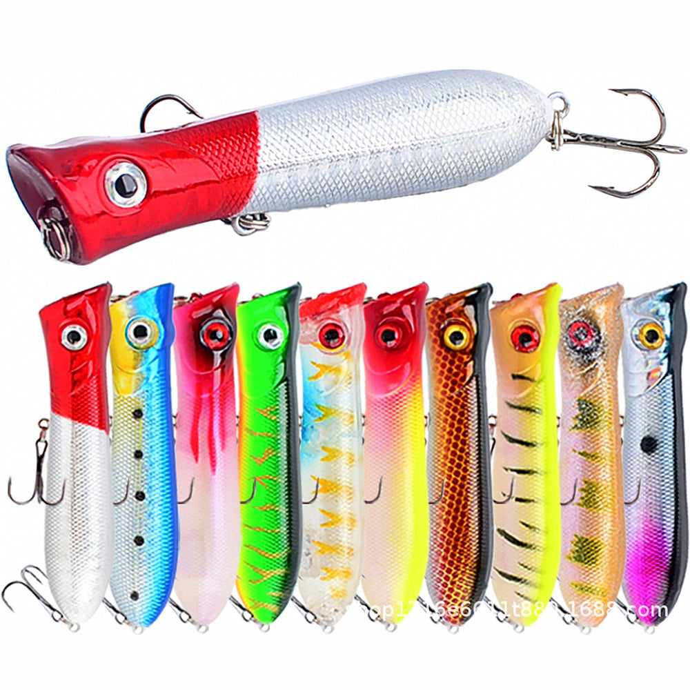 Topwater Popper Lure, 10.5 g (0.37 oz), Saltwater