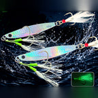 Silver Casting Jig, Hooked or Bare, 40–80 g (1.4–2.8 oz)
