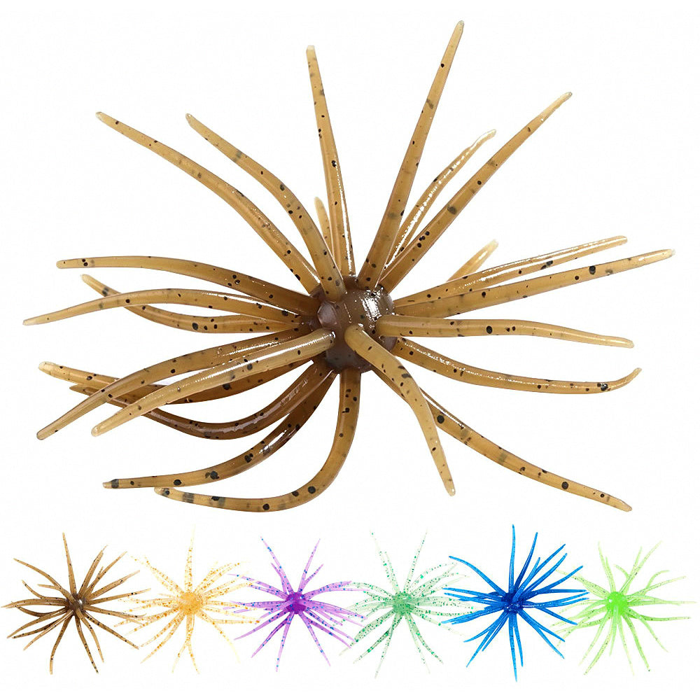 Floating Sea Urchin Soft Lure, 0.5–8.4 g (0.02–0.3 oz)