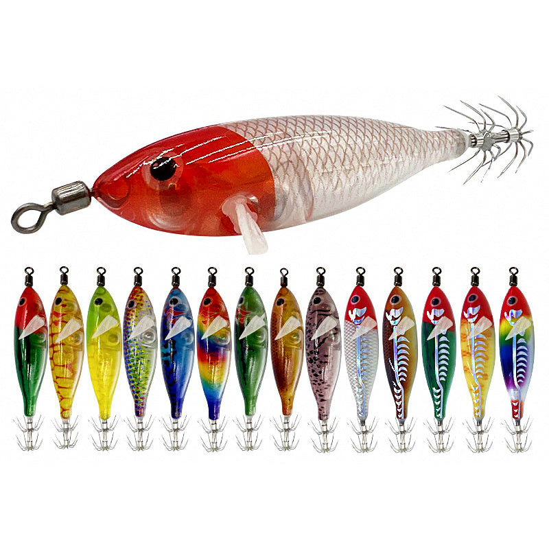 Horizontal Shrimp Squid Jig, 5.7 g (0.2 oz)