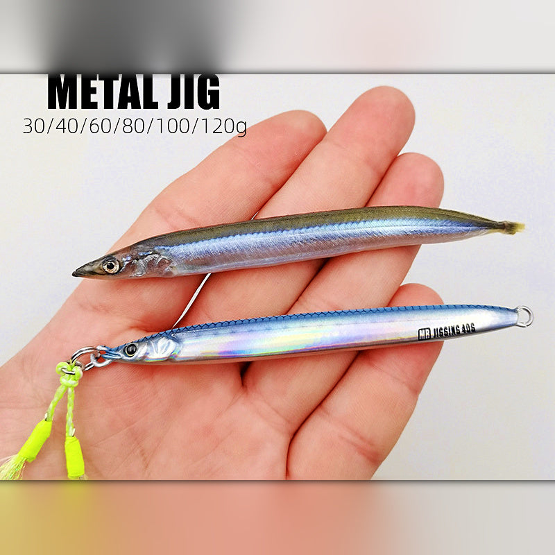 Sand Lance Metal Jig, 30–120 g (1.1–4.2 oz)