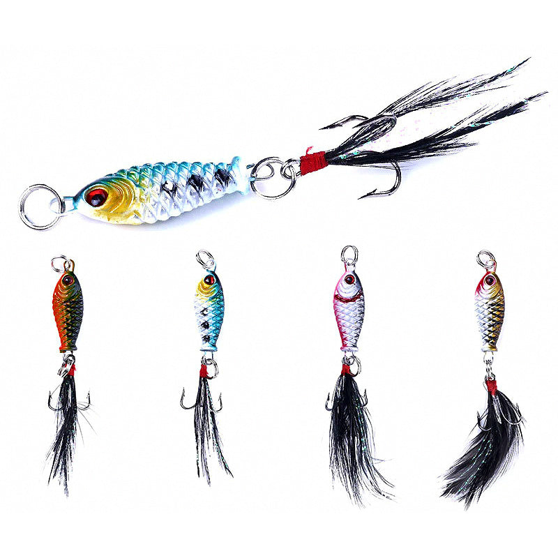 Mini Metal Jig Spoon, 2.5 cm / 4 g (1 in / 0.14 oz)