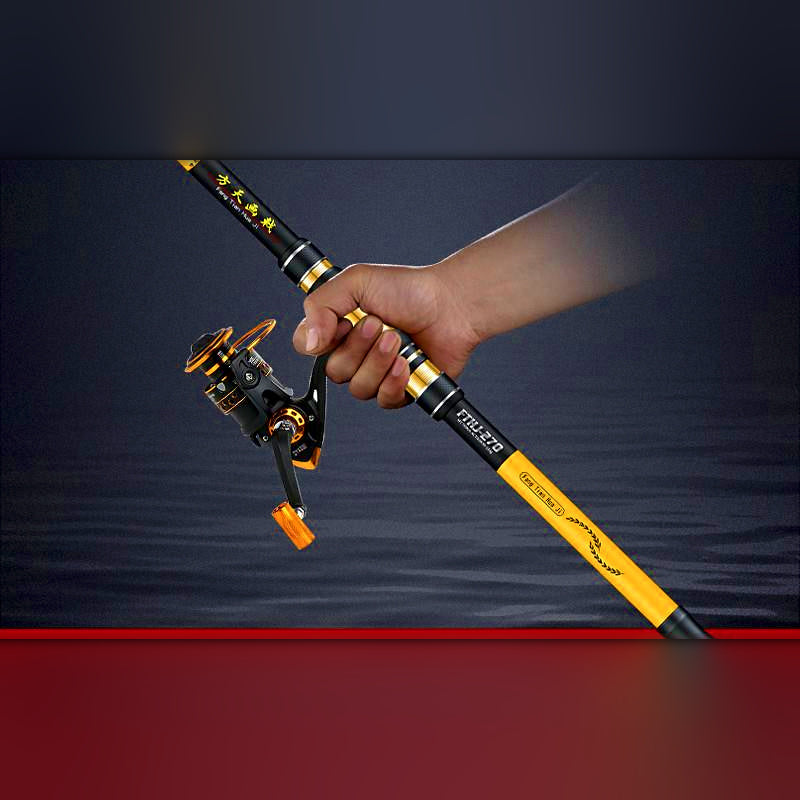 5-Piece Carbon Casting Rod, Extra Hard, 2.1–4.5 m (6.9–14.8 ft)