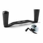 Carbon Fiber Double Handle for Baitcasting Reel, Round Knob