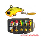 Blade VIB Lure with Treble Hook, 5–30 g (0.18–1.06 oz)