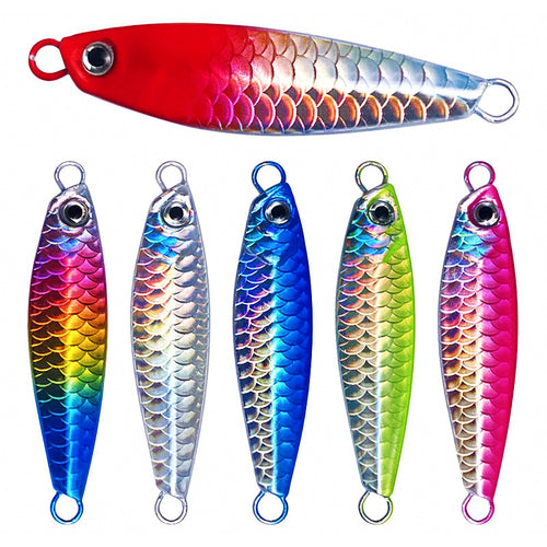 Casting Metal Jig, 7–30 g (0.25–1.06 oz), Blank or Single Hook