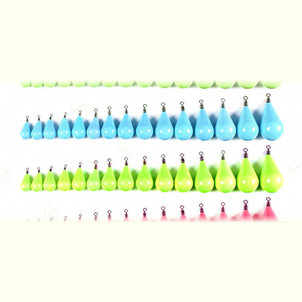 Glow Teardrop Sinker with Swivel, 0.4–4.9 oz (11–140 g)