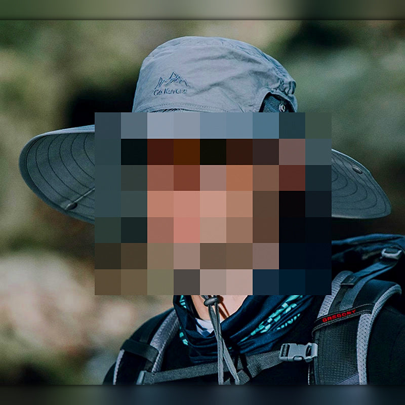 Wide Brim Sun Bucket Hat, Adjustable & Foldable, 4.7 in Brim