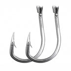 Heavy Duty Stainless Eyed Big Game Hook, Sizes 2/0–12/0