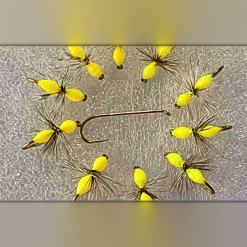 Fluorescent Yellow Ant Fly, Sizes 12–18, 5/10/20 Pack