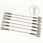 Coated Stainless Wire Leaders, 8–10 cm (3.1–3.9 in), 5-Pack
