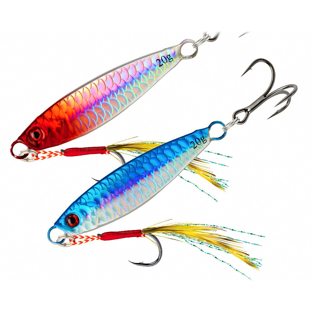 Metal Casting Jig, Fish-Scale Pattern, 10–30 g (0.35–1.06 oz)