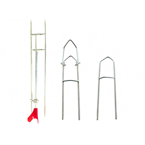 Stainless Steel Rod Holder Stand, Ground Spike or Clip-On