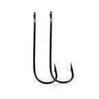 Long Shank Bait Hooks, High Carbon Steel, 30 Pack